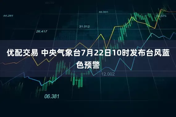 优配交易 中央气象台7月22日10时发布台风蓝色预警